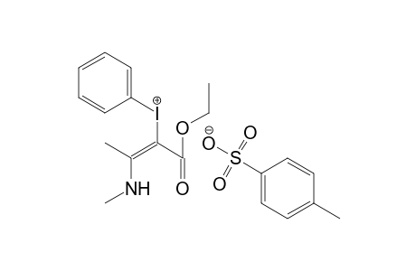 Ethyl (E)-2-Phenyliodonio-3-methylaminocrotonate tosylater