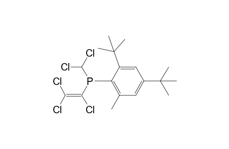 (2,4-di-t-butyl-6-methylphenyl)(dichloromethyl)-(1,2,2-trichloroethenyl)phosphine