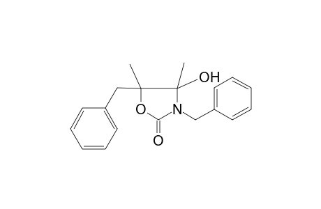 3,5-Dibenzyl-4-hydroxy-4,5-dimethyl-1,3-oxazolidin-2-one