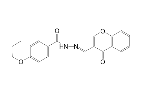 N'-[(E)-(4-oxo-4H-chromen-3-yl)methylidene]-4-propoxybenzohydrazide