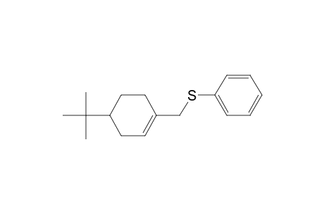 1-(Phenyl-thiomethyl)-4-t-butylcyclohexene
