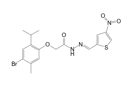 (4-bromo-2-isopropyl-5-methyl-phenoxy)-acetic acid (4-nitro-thiophen-2-ylmethylene)-hydrazide