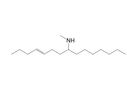 (E)-N-methyl-4-pentadecen-8-amine