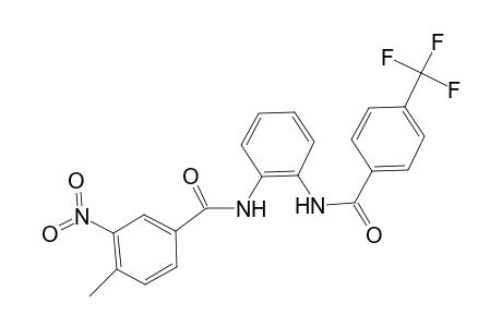 4-Methyl-3-nitro-N-[2-[[4-(trifluoromethyl)phenyl]carbonylamino]phenyl]benzamide