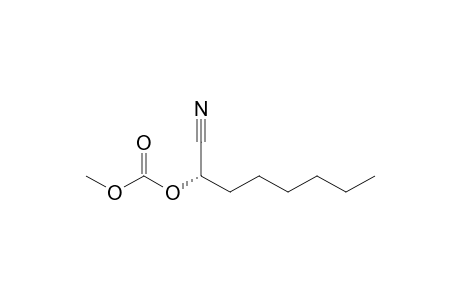 (S)-2-(Methoxycarbonyloxy)octanenitrile