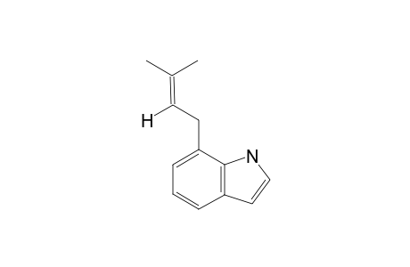 7-(3-METHYL-2-BUTENYL)-INDOLE