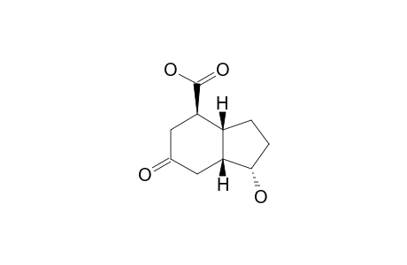 (+/-)-(1R*,2R*,6R*,7S*)-7-HYDROXY-4-OXO-BICYCLO-[4.3.0]-NON-2-YL-CARBOXYLIC-ACID