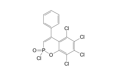 4-PHENYL-2-OXO-2,5,6,7,8-PENTACHLOROBENZO-[E]-1,2-OXPHOSPHORIN-3-ENE