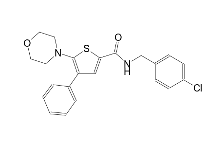 2-thiophenecarboxamide, N-[(4-chlorophenyl)methyl]-5-(4-morpholinyl)-4-phenyl-