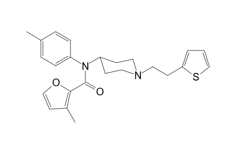 3-Methyl-N-4-methylphenyl-N-(1-[2-(thiophen-2-yl)ethyl]piperidin-4-yl)furan-2-carboxamide