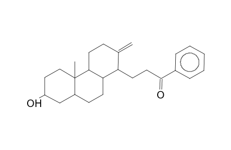 3-(7-Hydroxy-4b-methyl-2-methylenetetradecahydrophenanthren-1-yl)-1-phenylpropan-1-one