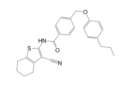benzamide, N-(3-cyano-4,5,6,7-tetrahydrobenzo[b]thien-2-yl)-4-[(4-propylphenoxy)methyl]-