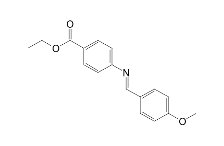 Benzoic acid, 4-[[(4-methoxyphenyl)methylene]amino]-, ethyl ester