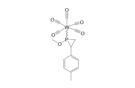 (1-METHOXY-2-PARA-TOLYLPHOSPHIRANE)-PENTACARBONYLTUNGSTEN