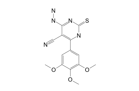 6-(3,4,5-TRIMETHOXYPHENYL)-4-HYDRAZIDO-2-THIOXO-1,2-DIHYDROPYRIMIDINE-5-CARBONITRILE