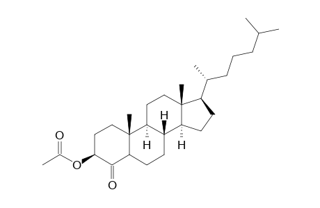 3,beta.-Acetoxycholestan-4-one