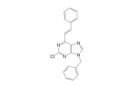 2-Chloranyl-6-[(E)-2-phenylethenyl]-9-(phenylmethyl)purine