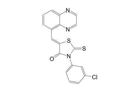 4-thiazolidinone, 3-(3-chlorophenyl)-5-(5-quinoxalinylmethylene)-2-thioxo-, (5Z)-