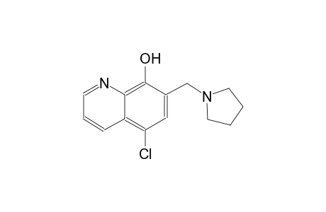 5-chloro-7-(1-pyrrolidinylmethyl)-8-quinolinol