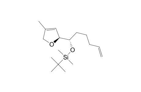 tert-Butyl-dimethyl-[(1S)-1-[(2S)-4-methyl-2,5-dihydrofuran-2-yl]hex-5-enoxy]silane