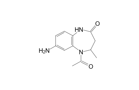 5-Acetyl-7-amino-4-methyl-1,3,4,5-tetrahydro-2H-1,5-benzodiazepin-2-one