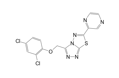 [1,2,4]triazolo[3,4-b][1,3,4]thiadiazole, 3-[(2,4-dichlorophenoxy)methyl]-6-pyrazinyl-
