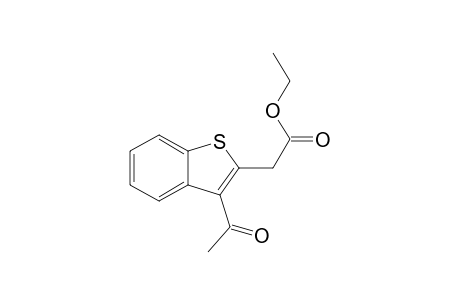 Benzo[b]thiophene-2-acetic acid, 3-acetyl-, ethyl ester