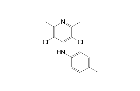 3,5-dichloro-2,6-dimethyl-N-(4-methylphenyl)-4-pyridinamine