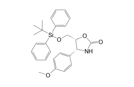 (4R,5R)-5-(tert-Butyldiphenylsilyloxymethyl)-4-(4-methoxyphenyl)oxazolidin-2-one
