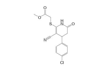 acetic acid, [[4-(4-chlorophenyl)-3-cyano-1,4,5,6-tetrahydro-6-oxo-2-pyridinyl]thio]-, methyl ester