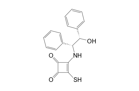 3-Mercapto-4-[(1'R,2'S)-(2'-hydroxy-1',2'-diphenylethylamino]-3-cyclobutene-1,2-dione