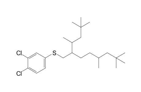 3,4-dichlorophenyl 5,7,7-trimethyl-2-(1,3,3-trimethylbutyl)octyl sulfide