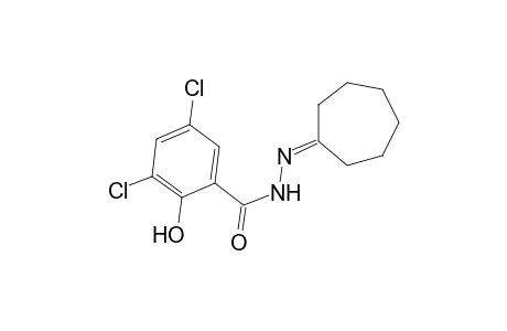 3,5-Dichloro-N'-cycloheptylidene-2-hydroxybenzohydrazide
