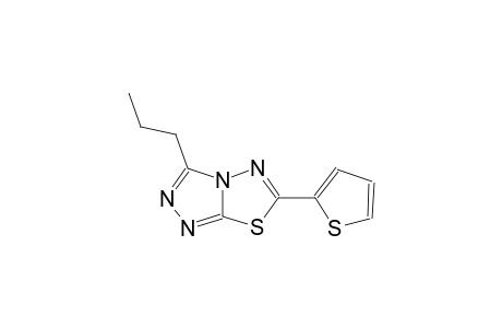 3-propyl-6-(2-thienyl)[1,2,4]triazolo[3,4-b][1,3,4]thiadiazole