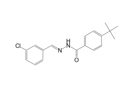 4-tert-butyl-N'-[(E)-(3-chlorophenyl)methylidene]benzohydrazide