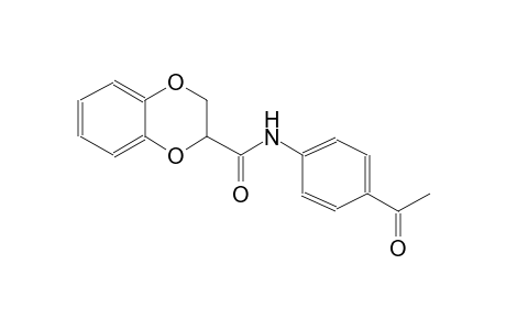 1,4-benzodioxin-2-carboxamide, N-(4-acetylphenyl)-2,3-dihydro-