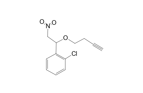 1-(1-but-3-ynoxy-2-nitro-ethyl)-2-chloranyl-benzene