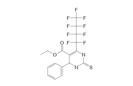 ETHYL-6-NONAFLUOROBUTYL-2-THIOXO-4-PHENYL-1,2,3,4-TETRAHYDRO-PYRIMIDINE-5-CARBOXYLATE
