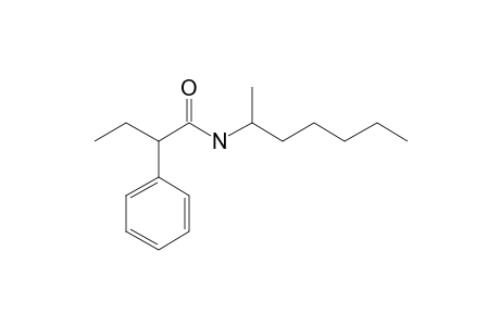 2-Phenylbutyramide, N-hept-2-yl-