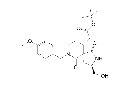 (3R,5S,10R)-10-(tert-Butylcarbonylmethyl)-3-(hydroxymethyl)-7-(4-methoxybenzyl)-1,6-dioxo-2,7-diazaspiro[4.5]decene