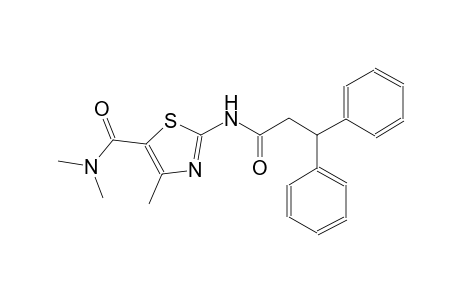 2-[(3,3-diphenylpropanoyl)amino]-N,N,4-trimethyl-1,3-thiazole-5-carboxamide