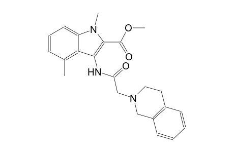 methyl 3-[(3,4-dihydro-2(1H)-isoquinolinylacetyl)amino]-1,4-dimethyl-1H-indole-2-carboxylate