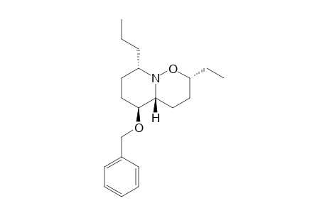 (2R,4aR,5S,8S)-2-ethyl-5-phenylmethoxy-8-propyl-2,3,4,4a,5,6,7,8-octahydropyrido[1,2-b]oxazine