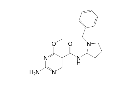 2-amino-N-(1-benzyl-2-pyrrolidinyl)-4-methoxy-5-pyrimidinecarboxamide