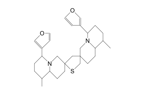 Neothiobinupharidine, (7S,13S)-