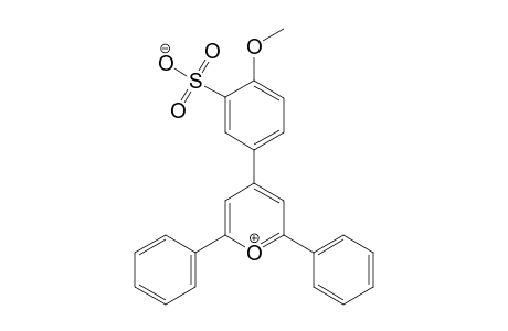 5-[2,6-di(phenyl)pyrylium-4-yl]-2-methoxybenzenesulfonate