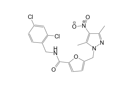 N-(2,4-dichlorobenzyl)-5-[(3,5-dimethyl-4-nitro-1H-pyrazol-1-yl)methyl]-2-furamide