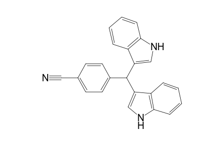 4-(Di(1H-indol-3-yl)methyl)benzonitrile