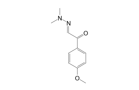 1-(4-METHOXYPHENYL)-GLYOXAL-2-DIMETHYLHYDRAZONE
