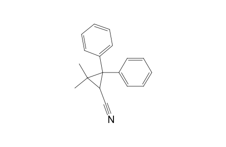 2,2-Dimethyl-3,3-diphenylcyclopropanecarbonitrile